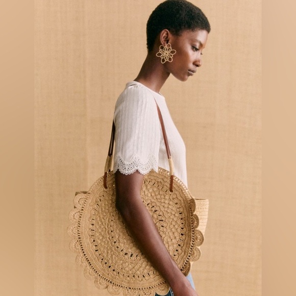 Sézane Jude Basket Bag - Picture 4 of 10